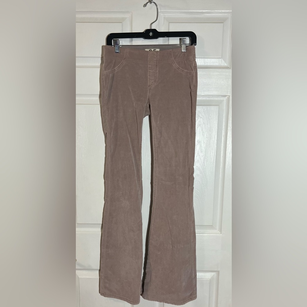 Free people brown flare jeans.